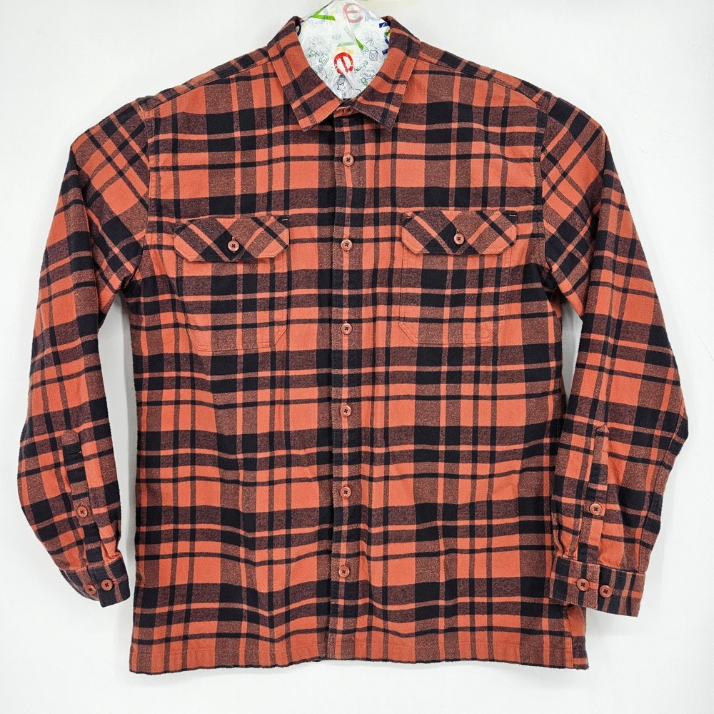 Patagonia Shirt Mens Extra Large Button Up Long Sleeve Flannel Outdoors Plaid